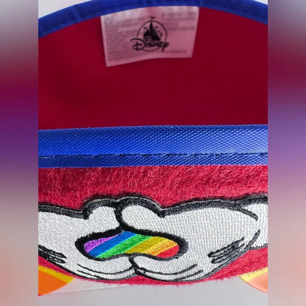Disney‎ Parks Rainbow Pride Mickey Mouse Adult Ear Hat - Picture 5 of 8